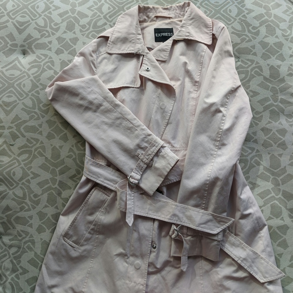 Pink Trench Coat